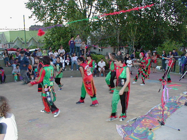 Nuevamente la muerga tomo prestada la plaza y la transformo en carnaval y alegria